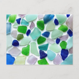 Cartão Postal Cartão-postal de vidro marítimo legal a cores