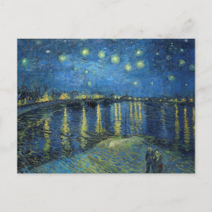 Cartão Postal Cartão-postal de Vincent van Gogh Starry Night