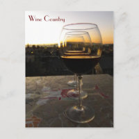 Cartão-postal de vinho muito bonito!