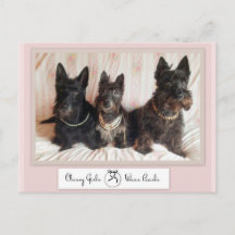 Cartão-postal de Visto de Meninas Clássicas