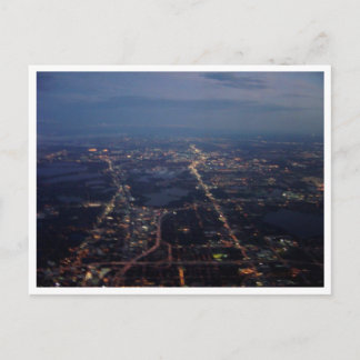 Cartão Postal Cartão-postal de visualização do avião