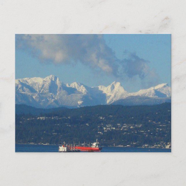 Cartão Postal Cartão-postal de visualização do Vancouver (Frente)