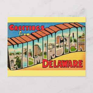 Cartão Postal Cartão-postal de Wilmington DE