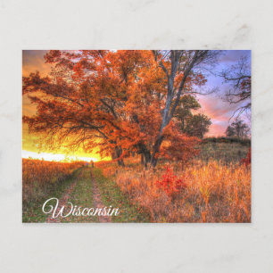 Cartão Postal Cartão-postal de Wisconsin