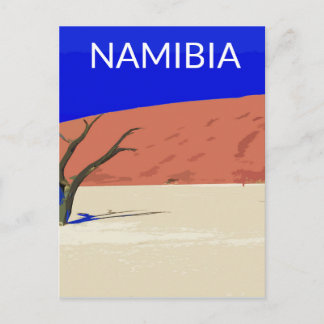 Cartão Postal Cartão-postal Deadvlei Namibia Viagem Vintage Art