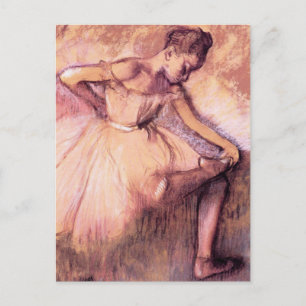 Cartão Postal Cartão-postal Degas Pink Ballerina