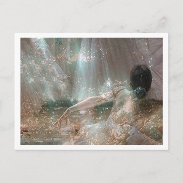 Cartão Postal Cartão-postal "Deixe a cura começar" (Frente)