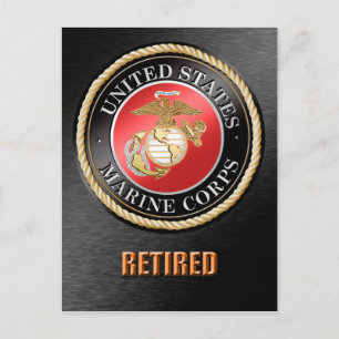 Cartão Postal Cartão-postal desativado do USMC