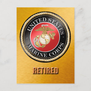 Cartão Postal Cartão-postal desativado do USMC