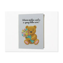 Cartão-postal "Desejando uma Recuperação Rápida"