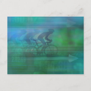 Cartão Postal Cartão-postal Design de ciclismo
