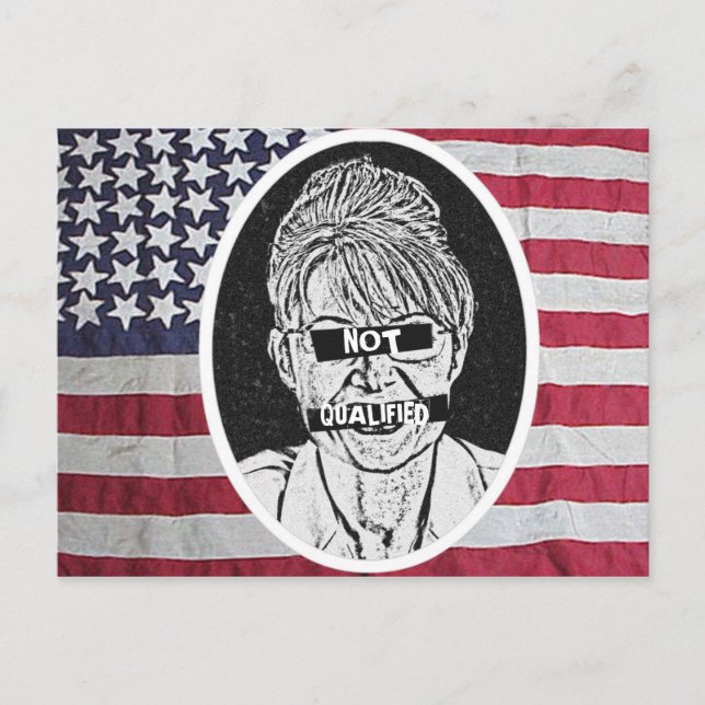 Cartão Postal Cartão-postal "Deus Salve a Veep" (Frente)