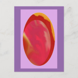 Cartão Postal Cartão-postal digital em forma de ovo / pedra