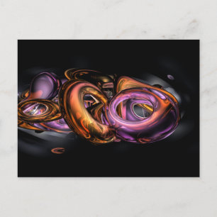 Cartão Postal Cartão-postal do Abstrato do grafite