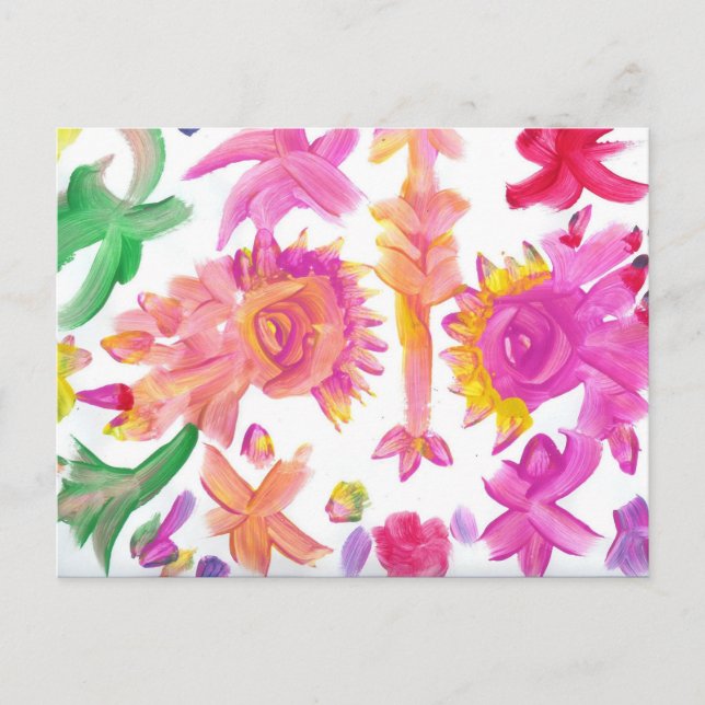 Cartão Postal Cartão-postal do artista Autism Candy Waters (Frente)