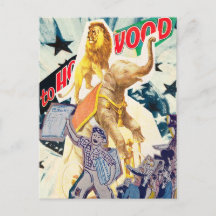 Cartão-postal do Ator de Filme Hollywood