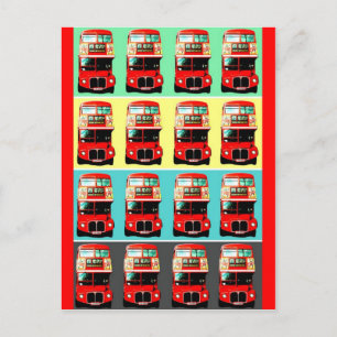 Cartão Postal Cartão-postal do Barramento de Londres retroativo