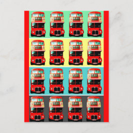 Cartão Postal Cartão-postal do Barramento de Londres retroativo 