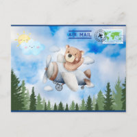 Cartão-postal do Bear Flying