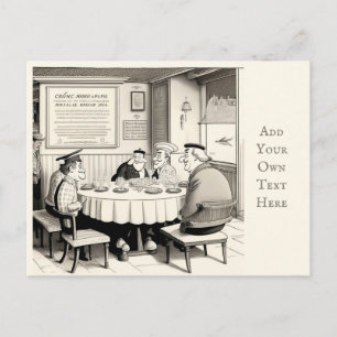 Cartão Postal Cartão-postal do Café Personalizado