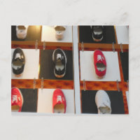 Cartão-postal do Calçado de Pegada