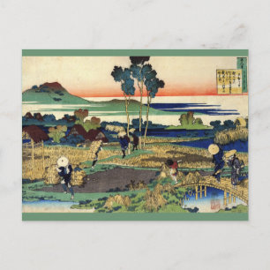Cartão Postal Cartão-postal do Calendário Hokusai 2012