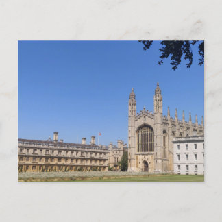 Cartão Postal Cartão-postal do Cambridge King's College