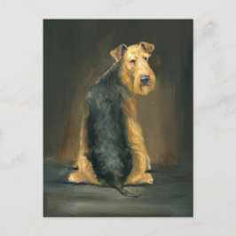 Cartão Postal Cartão-postal do Cão Airedale Terrier