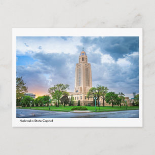 Cartão Postal Cartão-postal do Capitólio Estatal de Nebraska