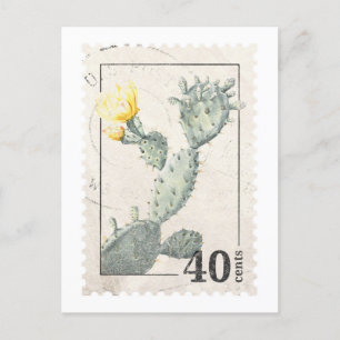 Cartão Postal Cartão-postal do Carimbo Cactus