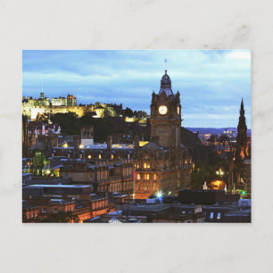 Cartão Postal Cartão-postal do Castelo de Edimburgo em Glasgow