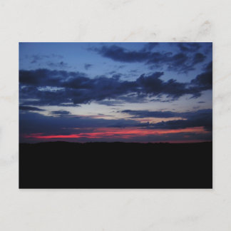 Cartão Postal Cartão-postal do Céu Vermelho