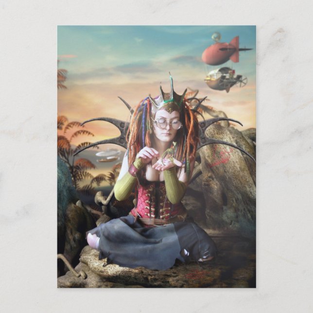 Cartão Postal Cartão-postal do cientista (Frente)