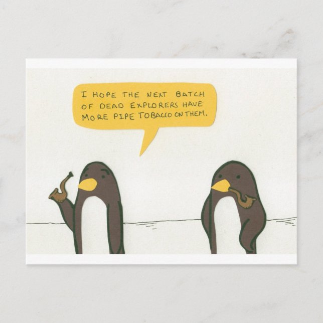 Cartão Postal Cartão-postal do Cigarro Pipe (Frente)