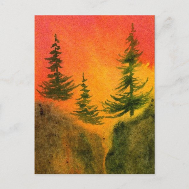 Cartão Postal Cartão-postal do "Cliff Hanger #15" (Frente)