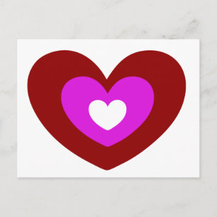 Cartão Postal Cartão-postal do coração