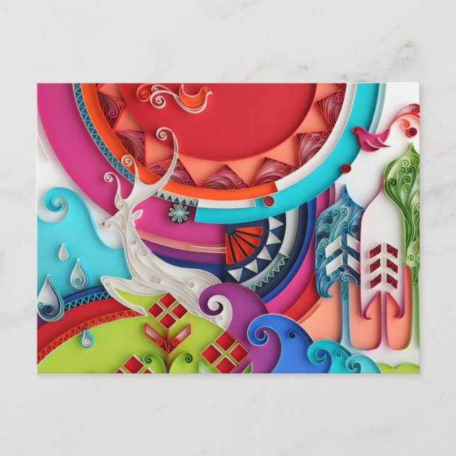 Cartão Postal Cartão-postal do Deer (Frente)