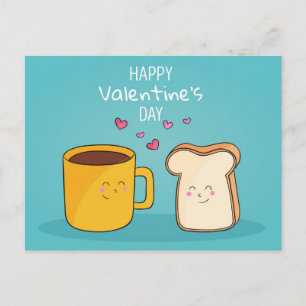 Cartão Postal Cartão-postal do dia de os namorados
