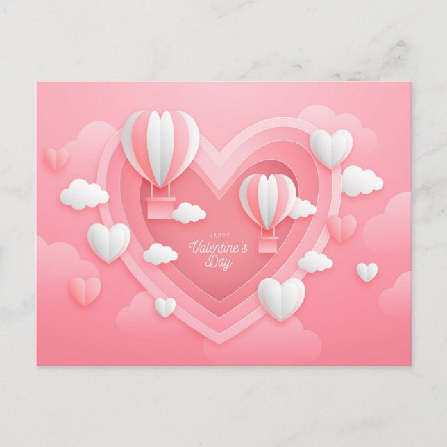 Cartão Postal Cartão-postal do dia de os namorados (Frente)