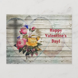 Cartão Postal Cartão-postal do Dia de os namorados Coração das F