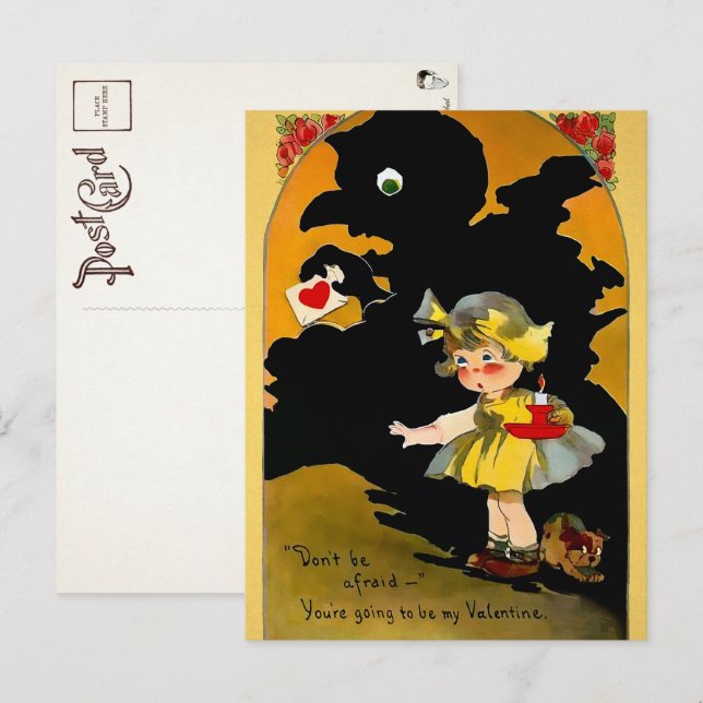 Cartão Postal Cartão-postal do Dia de os namorados Sombra Retroa (Frente/Verso)