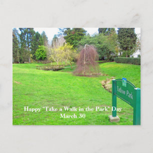 Cartão Postal Cartão-postal do Dia do Parque
