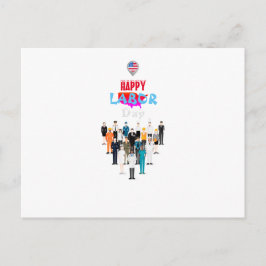 Cartão Postal Cartão-postal do Dia do Trabalhador