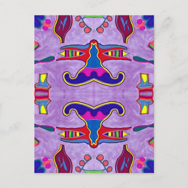 Cartão Postal Cartão-postal do Dragão Roxo (Frente)