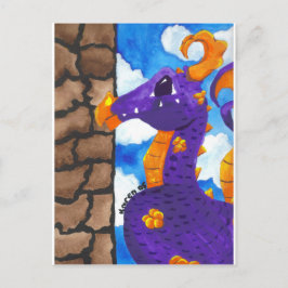 Cartão Postal Cartão-postal do Dragão Roxo