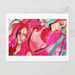 Cartão Postal Cartão-postal do Drama Queens