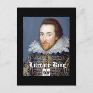 Cartão Postal Cartão-postal do Estilo Vintage William Shakespear