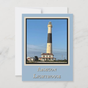 Cartão Postal Cartão-postal do Farol Absecon