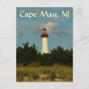 Cartão Postal Cartão-postal do Farol Cape May