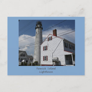 Cartão Postal Cartão-postal do Farol da Ilha Fenwick